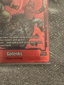 Dragon Ball TCG Card Gotenks FS02-03 SR Limited Pack Manga Version 02 Holofoil - Image 5
