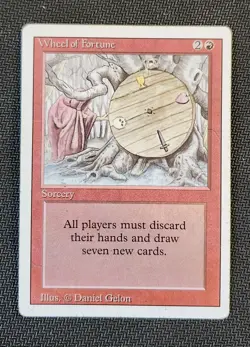 MTG, Wheel of Fortune Revised Edition, MP Condition - Image 1