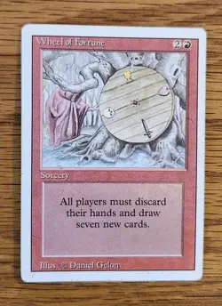 MTG, Wheel of Fortune Revised Edition, MP Condition - Image 3