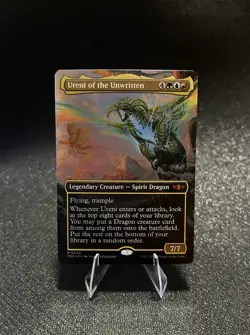Ureni of the Unwritten (Borderless) Commander: Tarkir: Dragonstorm Foil - Image 1