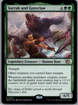 Surrak and Goreclaw R March of the Machine 337 NM Normal - Image 1