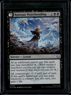 Ruinous Waterbending - 118 - Foil - TLA - NM - MTG Magic the Gathering - Image 1