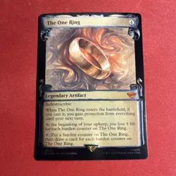 Wizards of the Coast The One Ring Showcase Scrolls Foil Artifact Mythic 697 MTG - Image 1