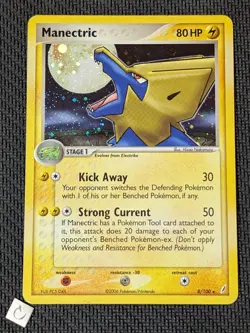 Manectric 8/100 - ex Crystal Guardians Holo Rare Pokemon TCG LP VLP - Image 1