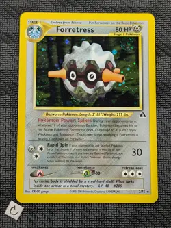 Forretress 2/75 - Neo Discovery Unlimited Holo Rare Pokemon TCG NM - Image 1
