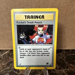 Pokemon TCG Trainer Rockets Sneak Attack Holo 16/82 - Image 1