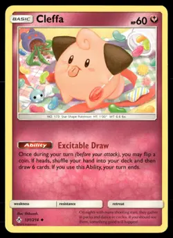 Cleffa 131/214 Unbroken Bonds Pokemon LP - Image 1