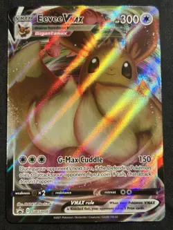 2021 Pokemon Eevee VMAX SWSH087 Full Art Black Star Promo Ultra Rare FAST SHIP!! - Image 1