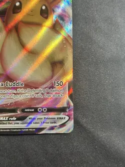 2021 Pokemon Eevee VMAX SWSH087 Full Art Black Star Promo Ultra Rare FAST SHIP!! - Image 3