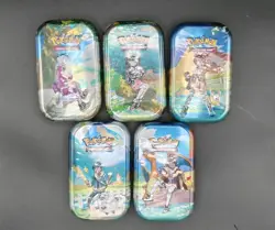 2022 Pokemon Crown Zenith Mini-Tin Set of 5 Brand New Factory Sealed - Image 1