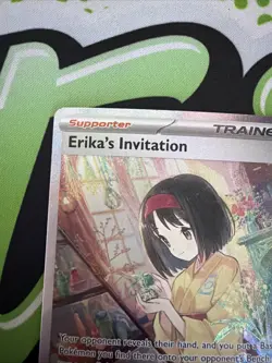 Pokemon TCG Erika's Invitation 203/165 SV 151 Special Illustration Rare NMOB - Image 2