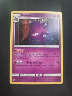 Gengar - 38/111 - Holo - S&M: Crimson Invasion *NM-LP* Near Mint TCG POKEMON - Image 1