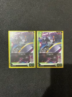 Gundam Card Game Gelgoog GD01-031 U Playset Of 2 Newtype Rising BETA - Image 2