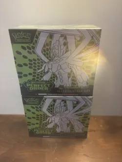 Pokemon Center ETB Perfect Order Set of 2 Mega Evolution Brand New Sealed - Image 1