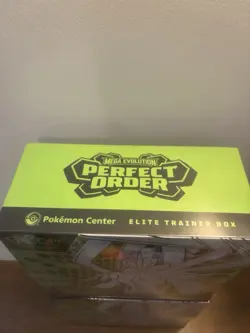 Pokemon Center ETB Perfect Order Set of 2 Mega Evolution Brand New Sealed - Image 2