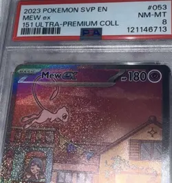 2023 Pokemon SVP en Mew EX 053 Ultra Premium Collection PROMO PSA 8 - Collect - Image 2