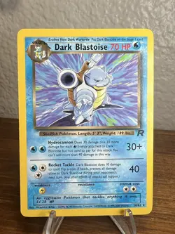 Dark Blastoise Team Rocket 20/82 2000 Pokemon Rare - Image 1