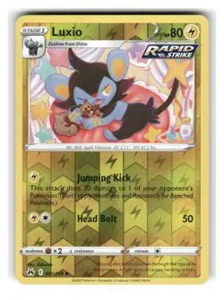 Luxio 041/159 Uncommon Crown Zenith Pokemon Reverse Holo Near Mint - Image 1