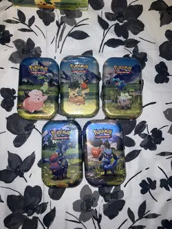 Pokemon Ascended Heroes Mini Tin Lot 5 Tins - Image 1
