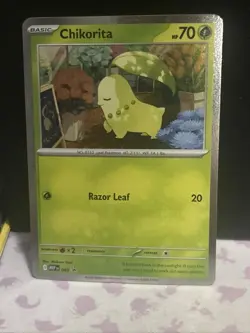 Pokemon TCG: Perfect Order - Chikorita - Black Star Promo - 69 Cosmos - Image 1