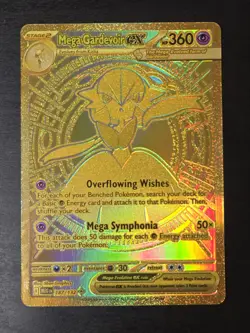 Mega Gardevoir EX 187/132 - Mega Evolution - Mega Hyper Rare Gold - Pokemon - Image 1