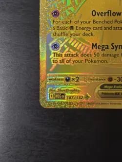 Mega Gardevoir EX 187/132 - Mega Evolution - Mega Hyper Rare Gold - Pokemon - Image 4