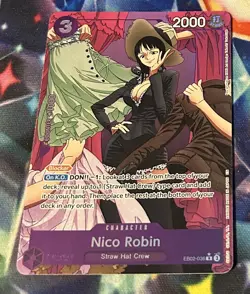 Nico Robin EB02-036 R Alt ENGLISH NM One Piece - Image 1