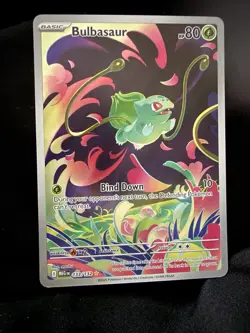 Pokemon TCG Bulbasaur Illustration Rare Mega Evolutions Card #133/132 - Image 1