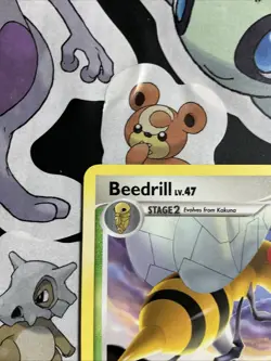 Pokemon Card - Beedrill Rising Rivals 15/111 Reverse Holo - Image 2