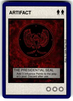 1995 Star of the Guardians Card Game: Artifact, The Presidential Seal - Image 1