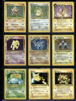 Vtg Pokemon Card Collection Lot Base Set 1st Edition Promo Binder Holos WOTC - Image 1