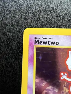 Pokemon TCG Base Set Mewtwo Holo Card 10/102 Vintage Rare LP Unlimited 1999 - Image 3