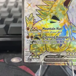 Pokemon TCG Tyranitar EX Obsidian Flames Ultra Rare Full Art Holo Card 211/197 - Image 5