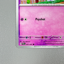 Pokemon TCG Card - Ralts 27/91 Common | 2024 Paldean Fates | NM/Mint - Image 4