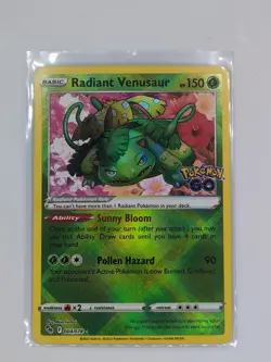 (NM/Mint) Radiant Venusaur 004/078 Pokemon GO Ultra Rare Holo Pokemon Card - Image 1