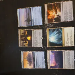 Magic: The Gathering Mystic Sanctuary & 5x Land Cards English Regular - Image 1