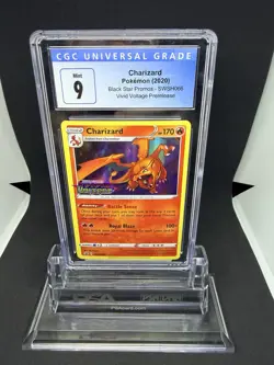 Charizard Pokemon 2020 Black Star Promo SWSH066 Vivid Voltage CGC 9 - Image 1