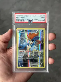 Pokemon Keldeo XY118 Full Art Mythical Collection PSA 9 - Image 3