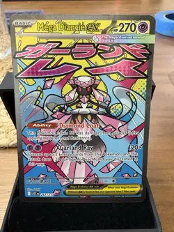 Pokemon TCG Ascended Heros Mega Diancie ex #267/217 Attack Rare NM - Image 1