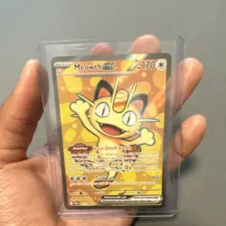 Perfect Order Pokemon Meowth EX Full Art Holo 107/088 - Image 1