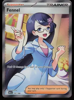 FENNEL 162/086 ULTRA RARE BLACK BOLT POKEMON NM/M - Image 1