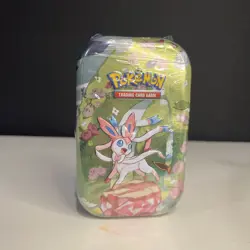 Pokemon TCG Prismatic Evolutions Mini Tin Sylveon - Brand New / Factory Sealed - Image 1