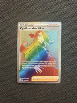 Pokemon TCG Cynthia's Ambition 178/172! NM Condition! See Description! - Image 1