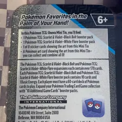 Pokemon TCG: Unova Mini Tin – Eelektross & Galvantula - Image 2