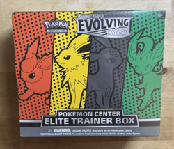 Pokemon TCG SWSH Evolving Skies Pokemon Center Elite Trainer Box ETB Sealed - Image 1