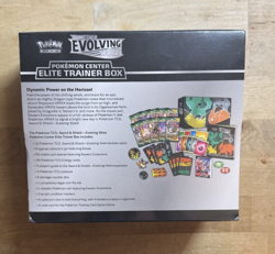 Pokemon TCG SWSH Evolving Skies Pokemon Center Elite Trainer Box ETB Sealed - Image 2