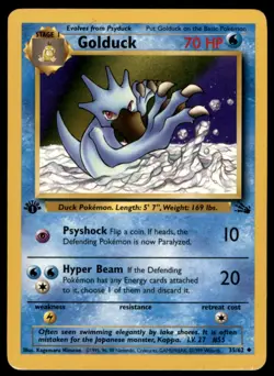 1999 Classic - Fossil Golduck Stage 1/Uncommon #35 - Image 1