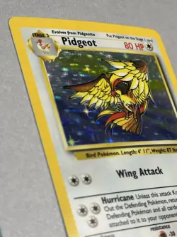 Pokemon TCG Pidgeot 8/64 Jungle Holo 1999 - Image 2