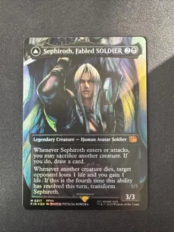 Sephiroth, Fabled Soldier - Foil - Final Fantasy - MTG Card NM #317 - Image 1