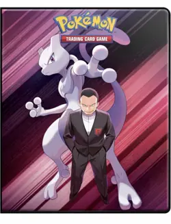 Ultra Pro Pokemon 9 Pocket Binder Portfolio with Pages Destined Rivals Giovanni - Image 1